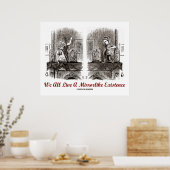 We leven allemaal een Mirrorachtig bestaan (Wonder Poster (Keuken)