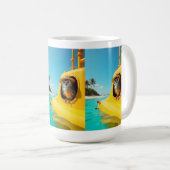 We leven allemaal in een Yellow Submarine Fun mok (Voorkant rechts)