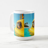 We leven allemaal in een Yellow Submarine Fun mok (Voorkant links)