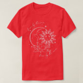 We leven bij de Zonliefde door de Mon Spirituality T-shirt (Design voorkant)