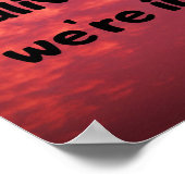 We leven het meest als we verliefd zijn poster (Hoek)