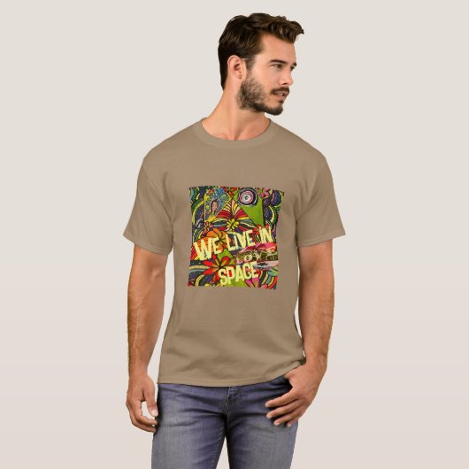 We leven in de ruimte | Een waar avontuur! T-shirt (Voorkant volledig)
