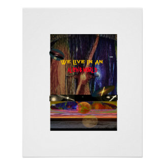 We Leven in een Buitenwereld Perfect Poster