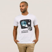 We leven in een simulatie T-shirt (Voorkant volledig)