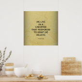 We Leven In Een Universum Poster (Keuken)