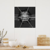 We Leven In Een Universum Poster (Keuken)