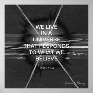 We Leven In Een Universum Poster