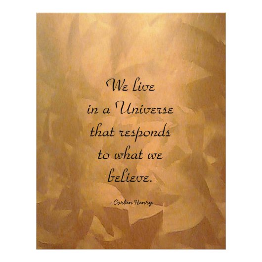 We leven in een universum prijsopgave - koper foto afdruk (Voorkant)