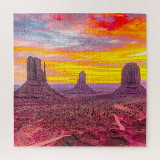 We Liefhebben Monument Valley Utah Legpuzzel (Verticaal)