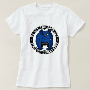 We lieten de honden uit school atleet Bulldog masc T-shirt