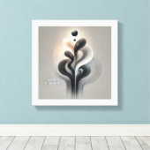 We Lift As We Rise - Inspirerend Canvasprint Canvas Afdruk (Insitu (Houten vloer))