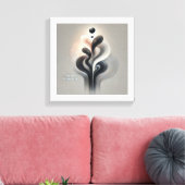 We Lift As We Rise - Inspirerend Canvasprint Canvas Afdruk (Insitu (Woonkamer))