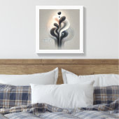 We Lift As We Rise - Inspirerend Canvasprint Canvas Afdruk (Insitu (Slaapkamer))