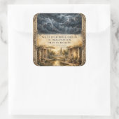 We Lijden Vaker in de Verbeelding Seneca Sticker (Tas)