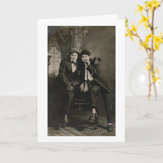 We lijken erg op lesbisch  Wenskaart Kaart (Gele Bloem)