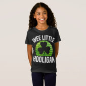 We Little Hooligan Boy Kinder St Patricks Day Iris T-shirt (Voorkant volledig)