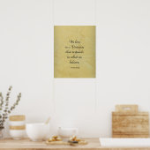 We Live In A Universe Citaat Poster (Keuken)