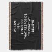 We Live In A Universe Deken (Voorkant Verticaal)