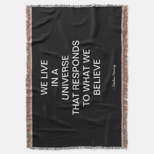 We Live In A Universe Deken (Voorkant Verticaal)