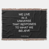 We Live In A Universe Deken (Voorkant)