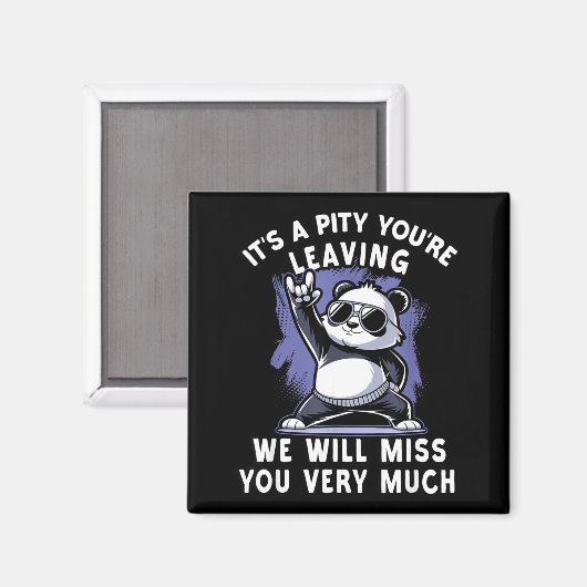 We`ll Miss You Farewell Coworker, Office Sendoff & Magneet (Voorkant / Achterkant)