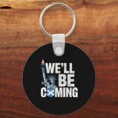 We ll Scotland Coming Lover Sleutelhanger (Voorkant)