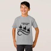 We lopen door geloof, niet door Christelijke kerst T-shirt (Voorkant volledig)