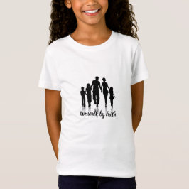 We lopen door het geloof Familie T-Shirt