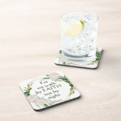 We lopen door vertrouwen, niet door een stevige pr bier onderzetter (Rechterzijde)