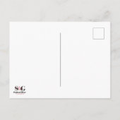 We lopen langs Faith Floral Bijbel Verse Christeli Briefkaart (Achterkant)