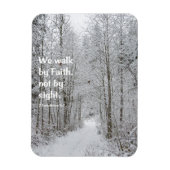 We lopen langs Faith Magneet (Verticaal)