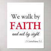 We lopen langs Faith Poster (Voorkant)