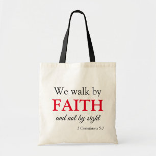 We lopen langs Faith Tote Bag