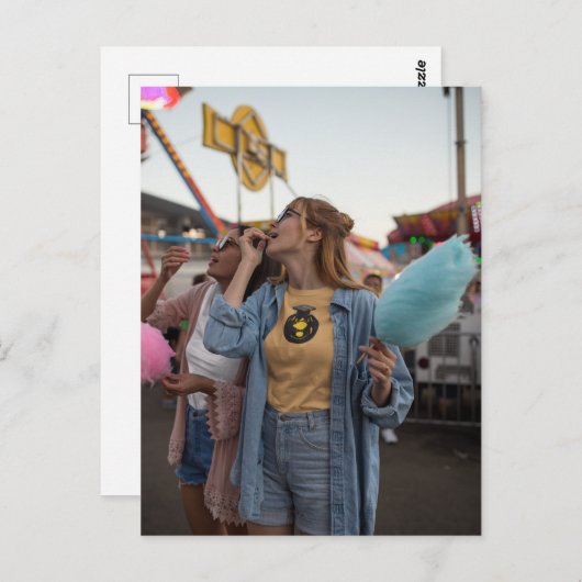 We lopen naar buiten briefkaart (Voorkant / Achterkant)