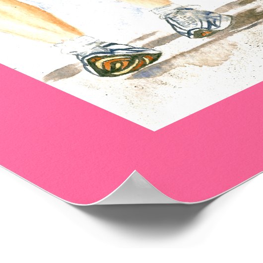 "We lopen" Poster (Hoek)