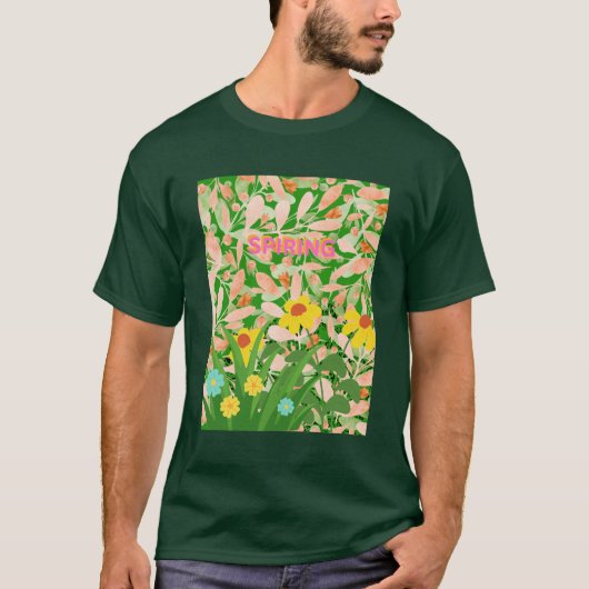 WE LOVE ALL GROEN T-SHIRT (Voorkant)