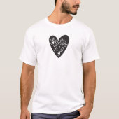 We love because he first loved us t-shirt (Voorkant)