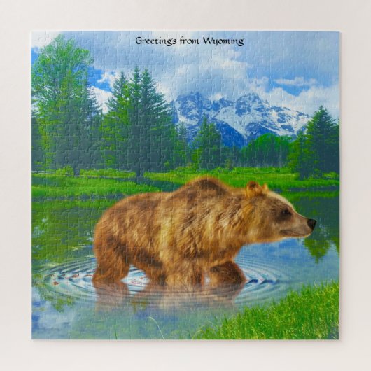 We Love Bruine Beren Wyoming. Legpuzzel (Verticaal)