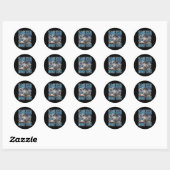 We Love Casting Spells Shadow Wizard Gang Meme Ronde Sticker (Vel)