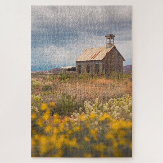 We Love Een oude kerk in Utah legpuzzel (Verticaal)