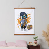 We Love Jazz Hangend Wandkleed (Slaapkamer)
