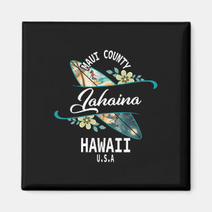 We Love Lahaina Hawaii Maui Surfen Magneet
