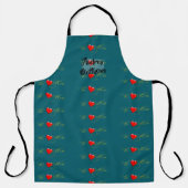 We love mama patroon Personaliseer met naam Schort (Voorkant)