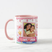 We Love Mom Ever Pink Custom Photo Collage Mugs Mok (Links)