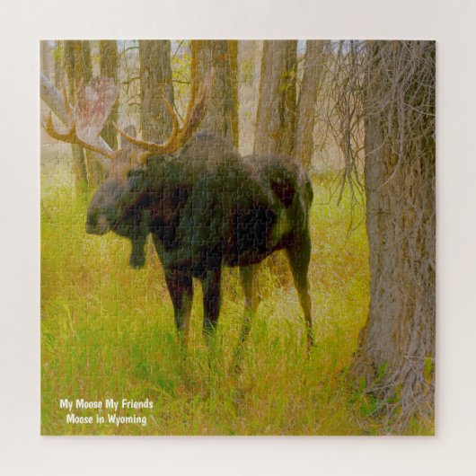 We Love  Moose Wyoming. Legpuzzel (Verticaal)