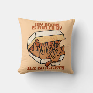 We Love Nuggets - Brokjesliefde - ASL ILY Obsessie Kussen