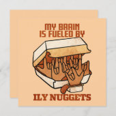 We Love Nuggets - Nugget Love - ASL ILY Obsession Bedankkaart (Voorkant / Achterkant)