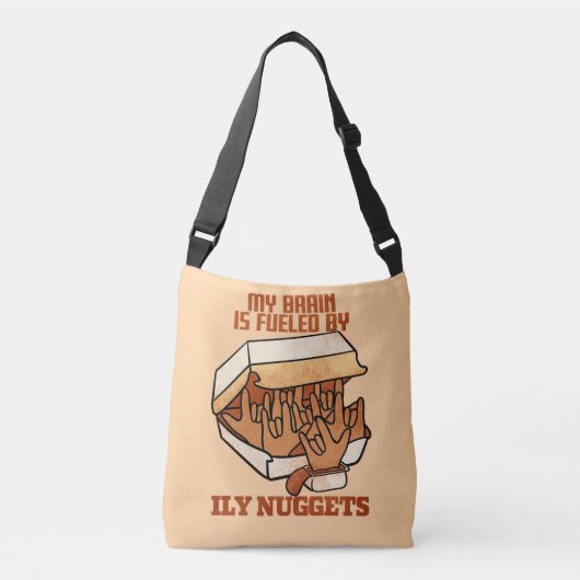 We Love Nuggets - Nugget Love - ASL ILY Obsession Crossbody Tas (Voorkant)