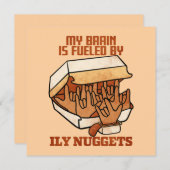 We Love Nuggets - Nugget Love - ASL ILY Obsession Kaart (Voorkant / Achterkant)