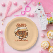 We Love Nuggets - Nugget Love - ASL ILY Obsession Papieren Bordje (Feest)